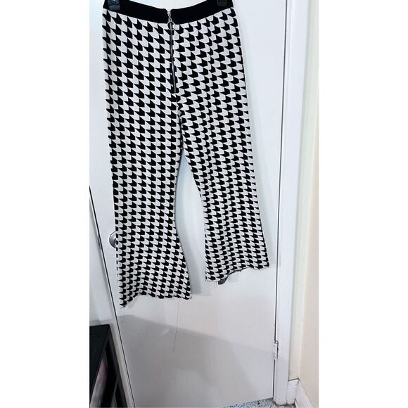 GOOD TIME USA HOUNDSTOOTH BACK ZIP PANTS WOMENS SIZE M - Picture 5 of 12